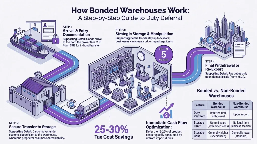 How Bonded Warehouses Work: A Step-by-Step Overview